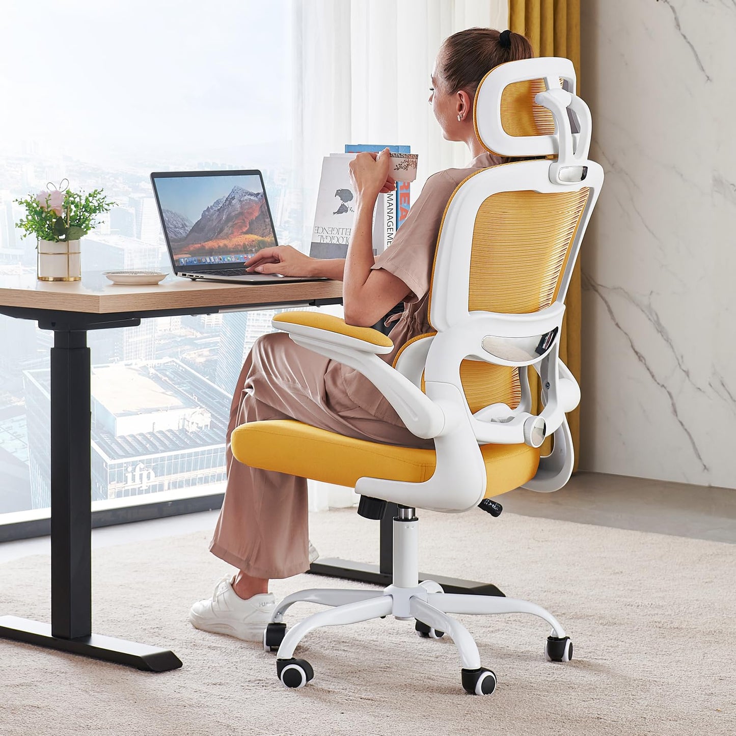 Ergonomic Office Chair with Lumbar Support