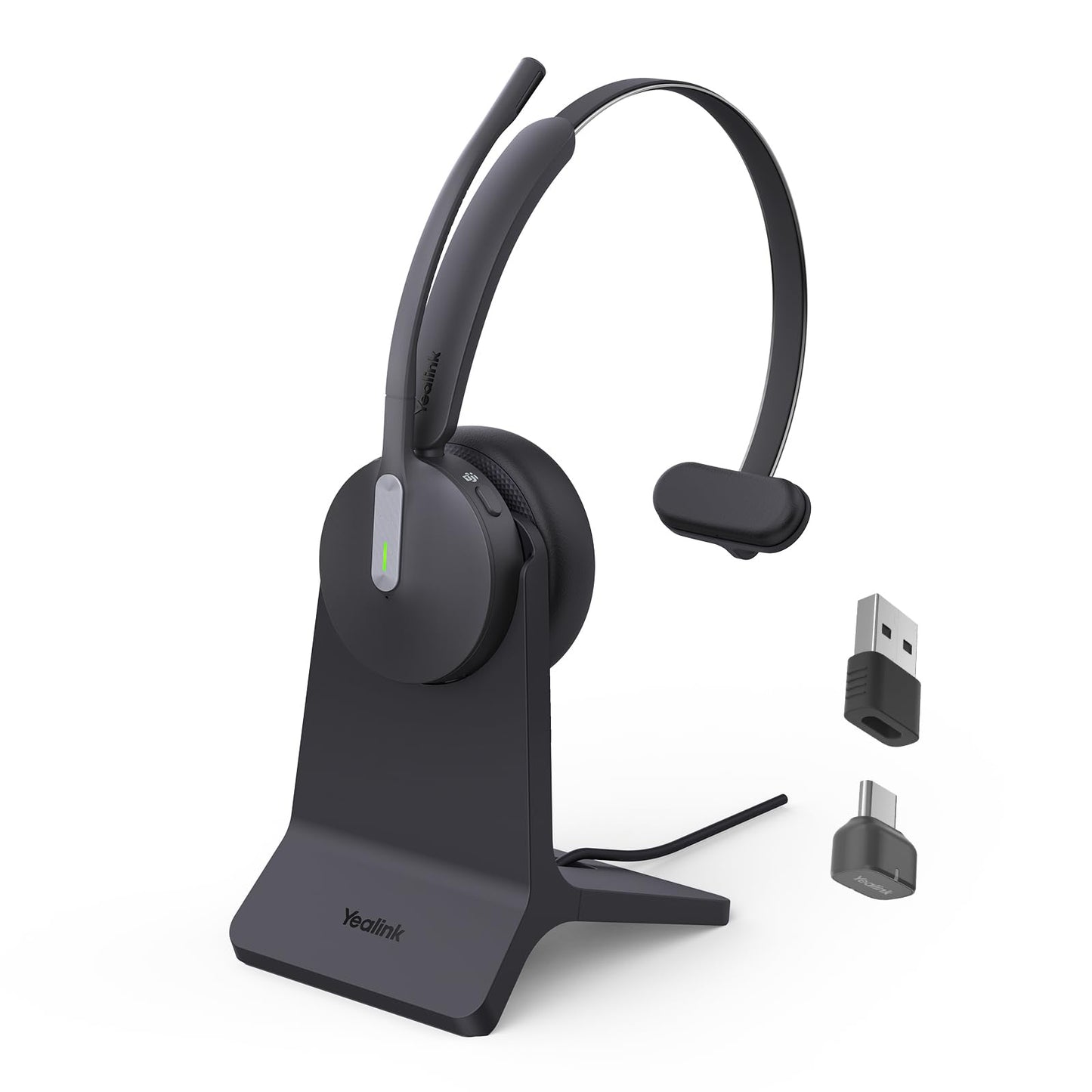 Wireless Bluetooth Headset with Noise-Canceling Microphone