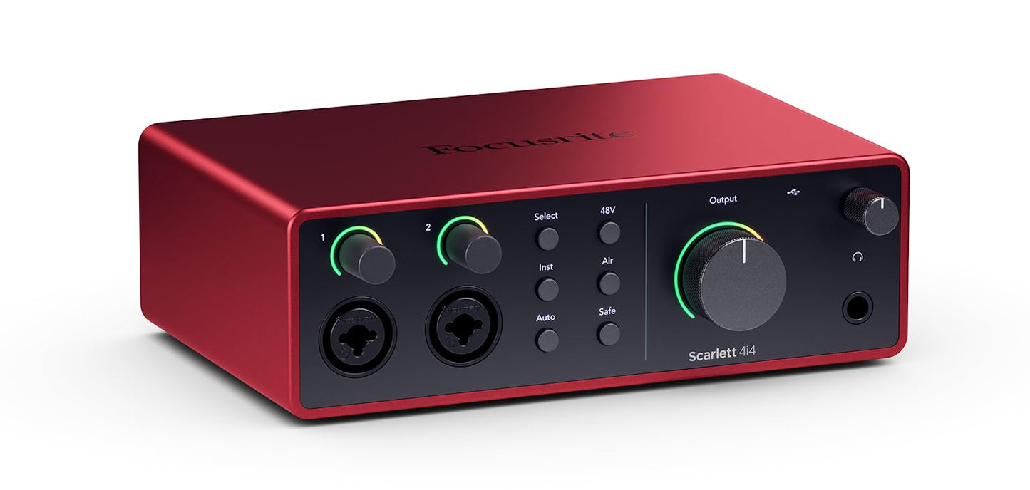 4th Gen Audio Interface for Recording & Music