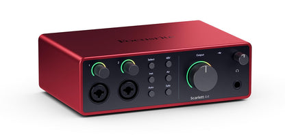 4th Gen Audio Interface for Recording & Music