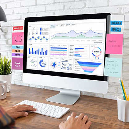 2-Piece Message Board Set for Office Desk Accessories