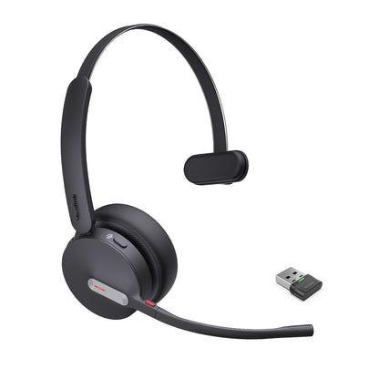 Wireless Bluetooth Headset with Noise-Canceling Microphone