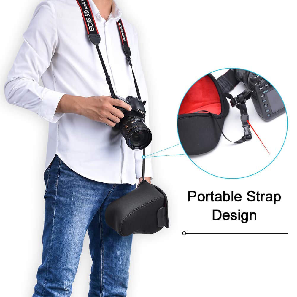Waterproof Neoprene Camera Sleeve for DSLR Protection