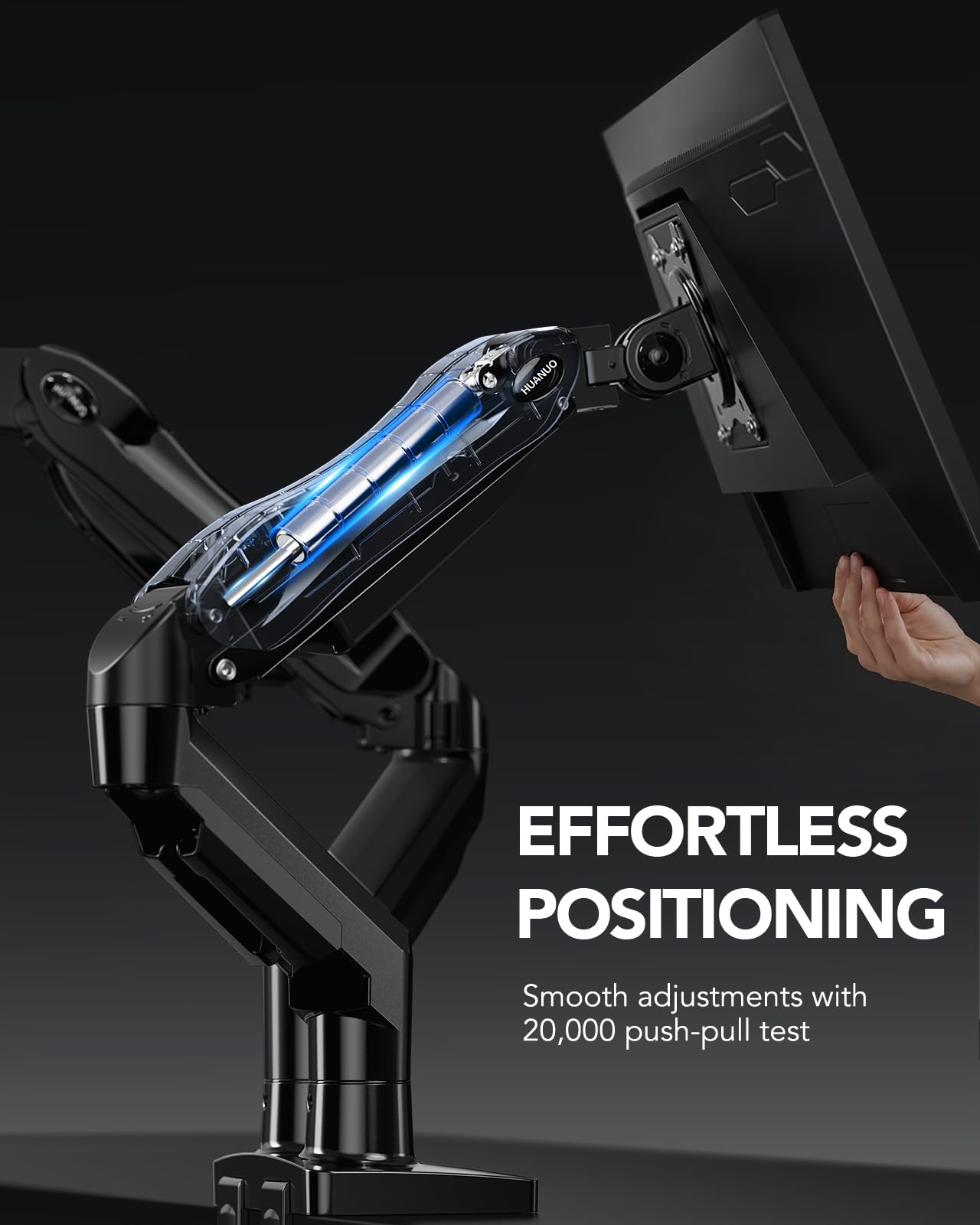 Dual Monitor Stand with Adjustable VESA Desk Mount