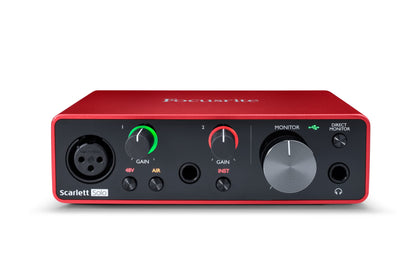 4th Gen Audio Interface for Recording & Music