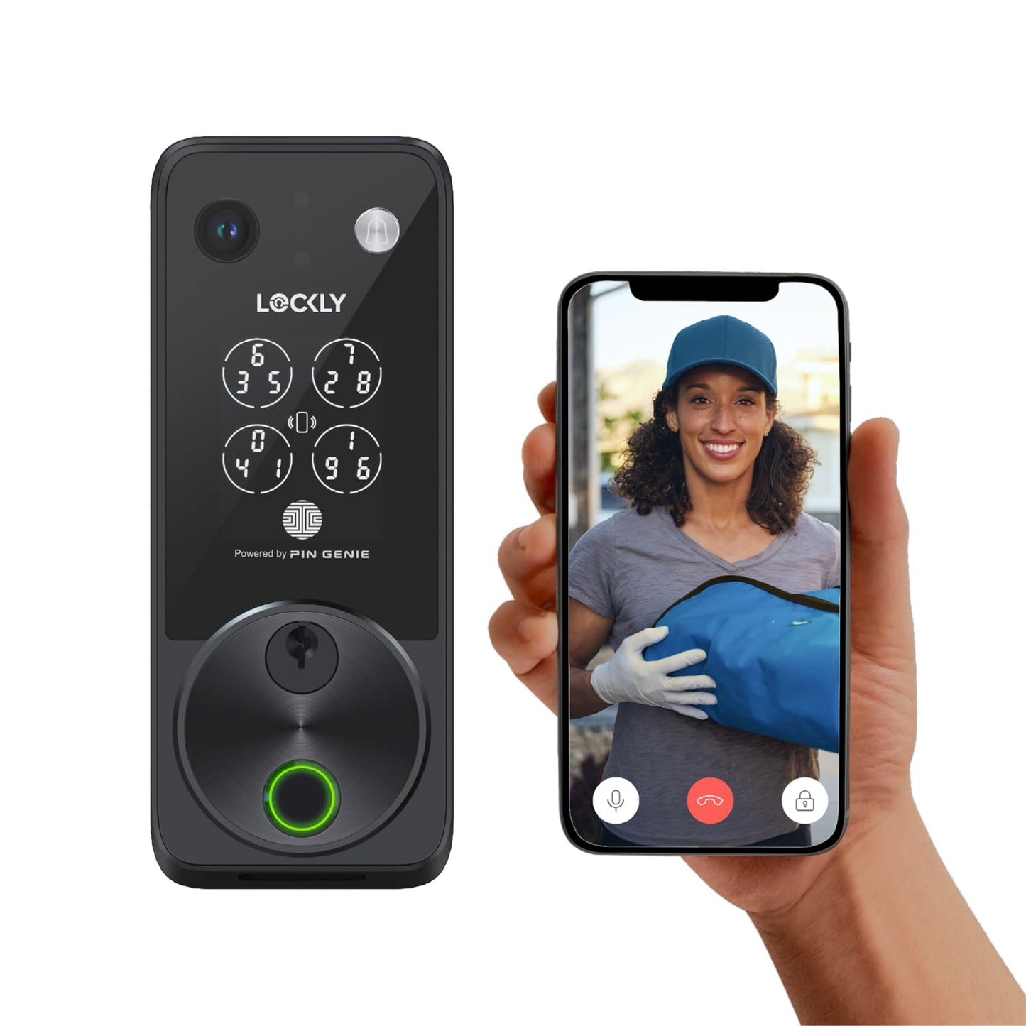Smart Lock with Video Doorbell & Fingerprint Entry