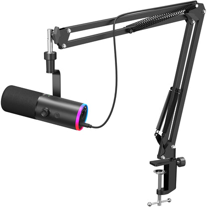USB/XLR Gaming Microphone with Noise Cancellation