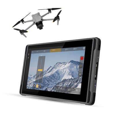 HUGEROCK X7 Rugged Tablet PC 2600nit Sunlight Readable,7 Inch RAM 8GB+ROM 128GB Android 13 Outdoor Anti-Drop Waterproof Tablets for UAV Camping Fishing Moto Drone Camera Monitor
