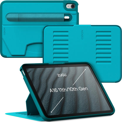 Magnetic iPad Case with Adjustable Stand Cover