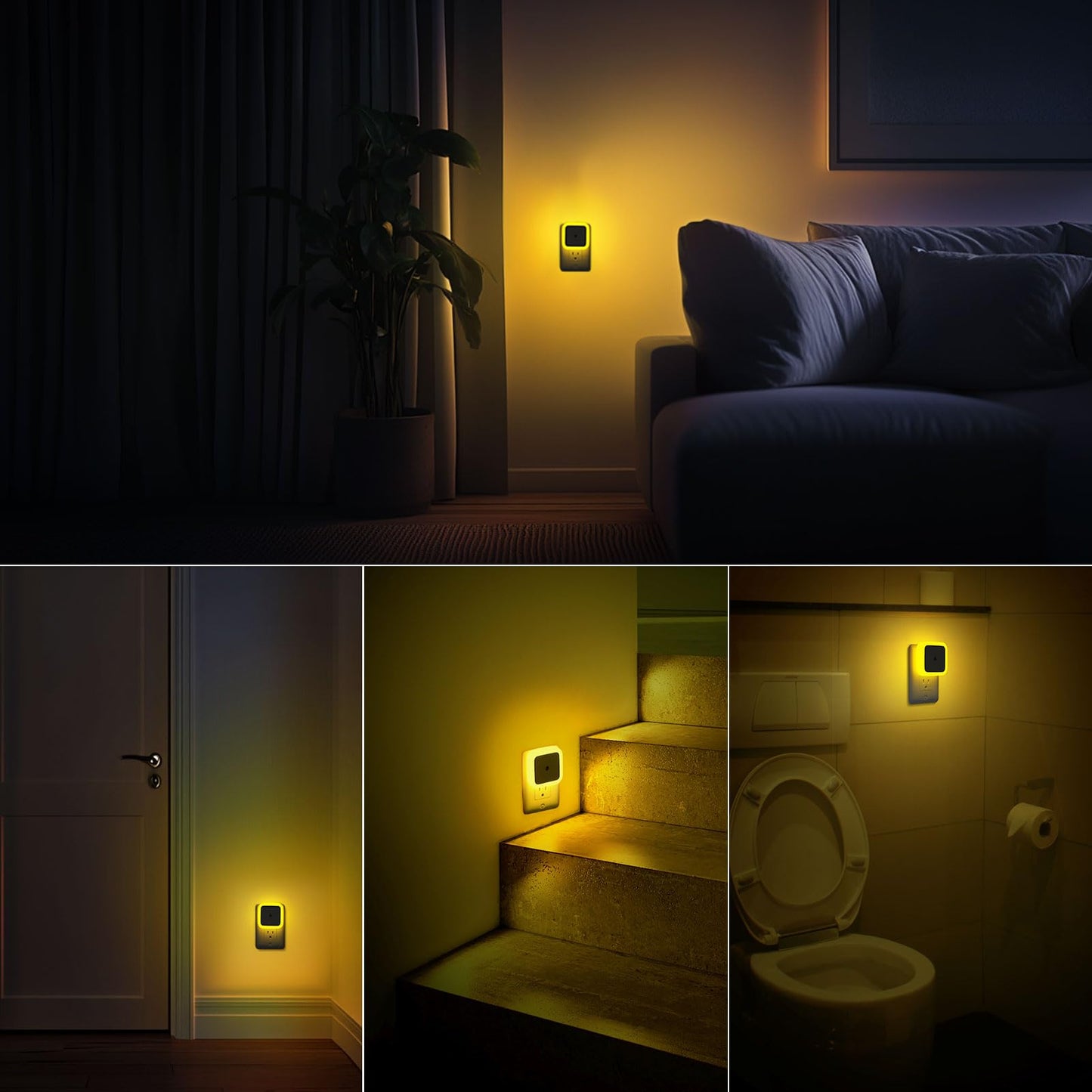 LED Night Light with Dusk to Dawn Sensor