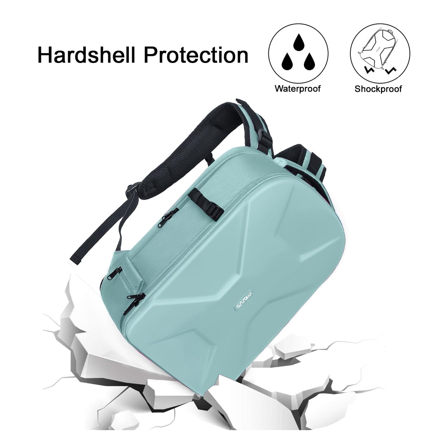 Waterproof Camera Backpack with Laptop & Tripod Holder