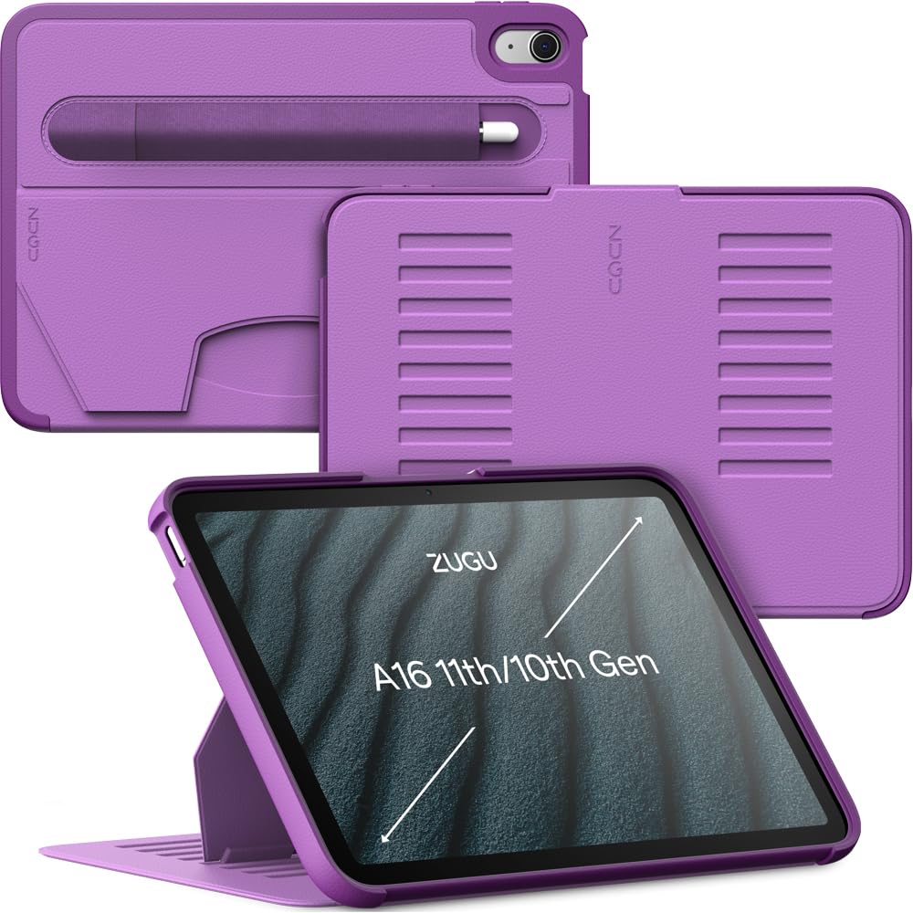 Magnetic iPad Case with Adjustable Stand Cover