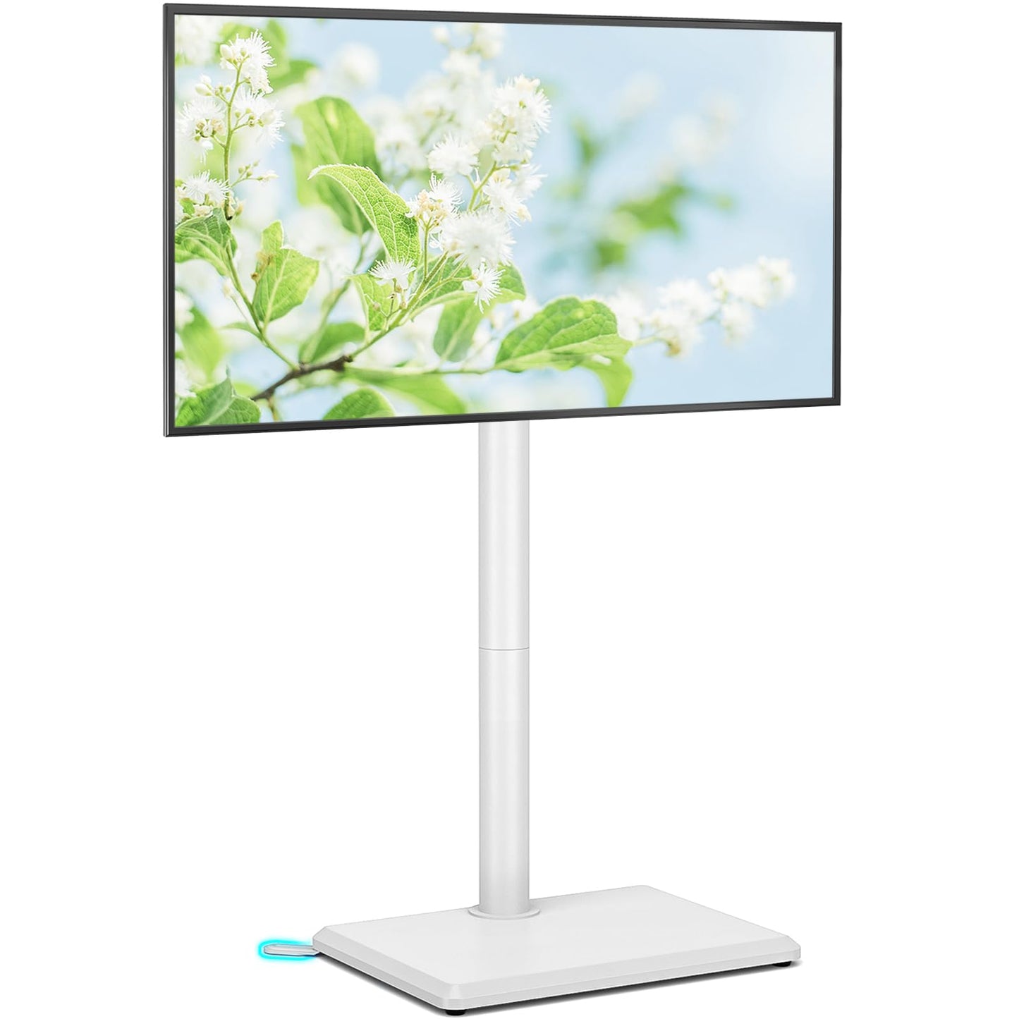 Swivel Floor TV Stand with Adjustable Height Mount