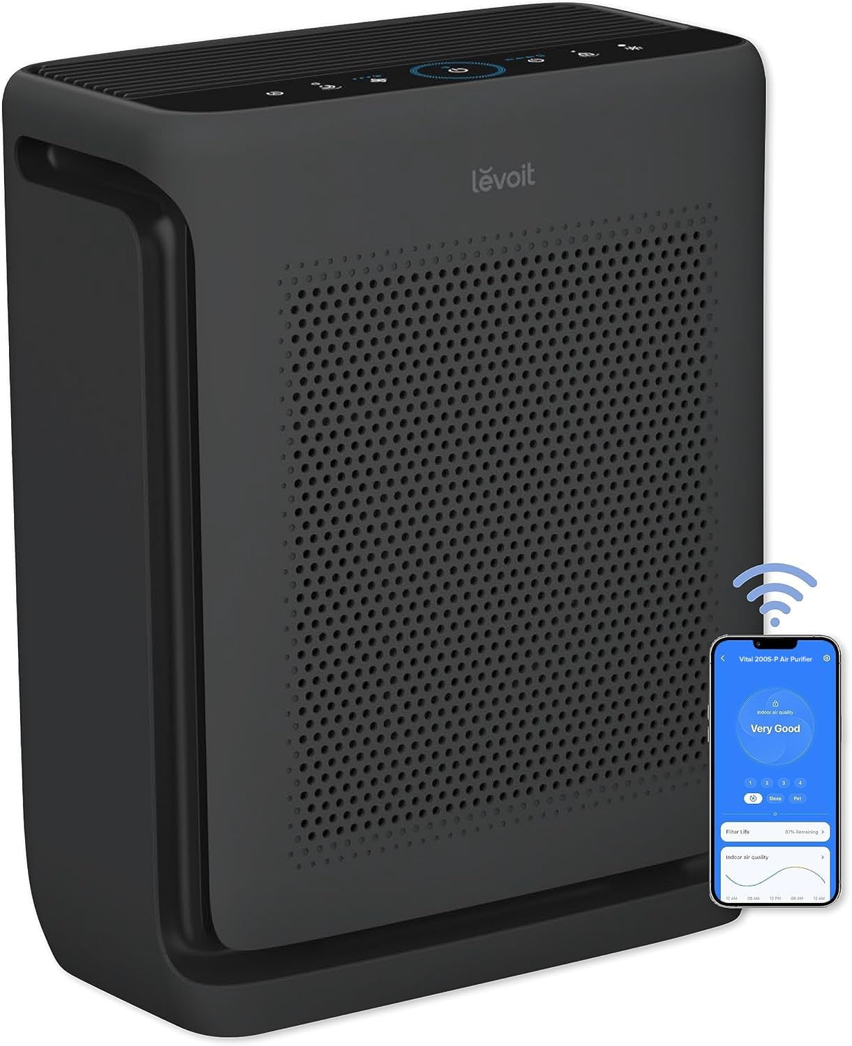 Smart Air Purifier with 3-Stage Filtration System