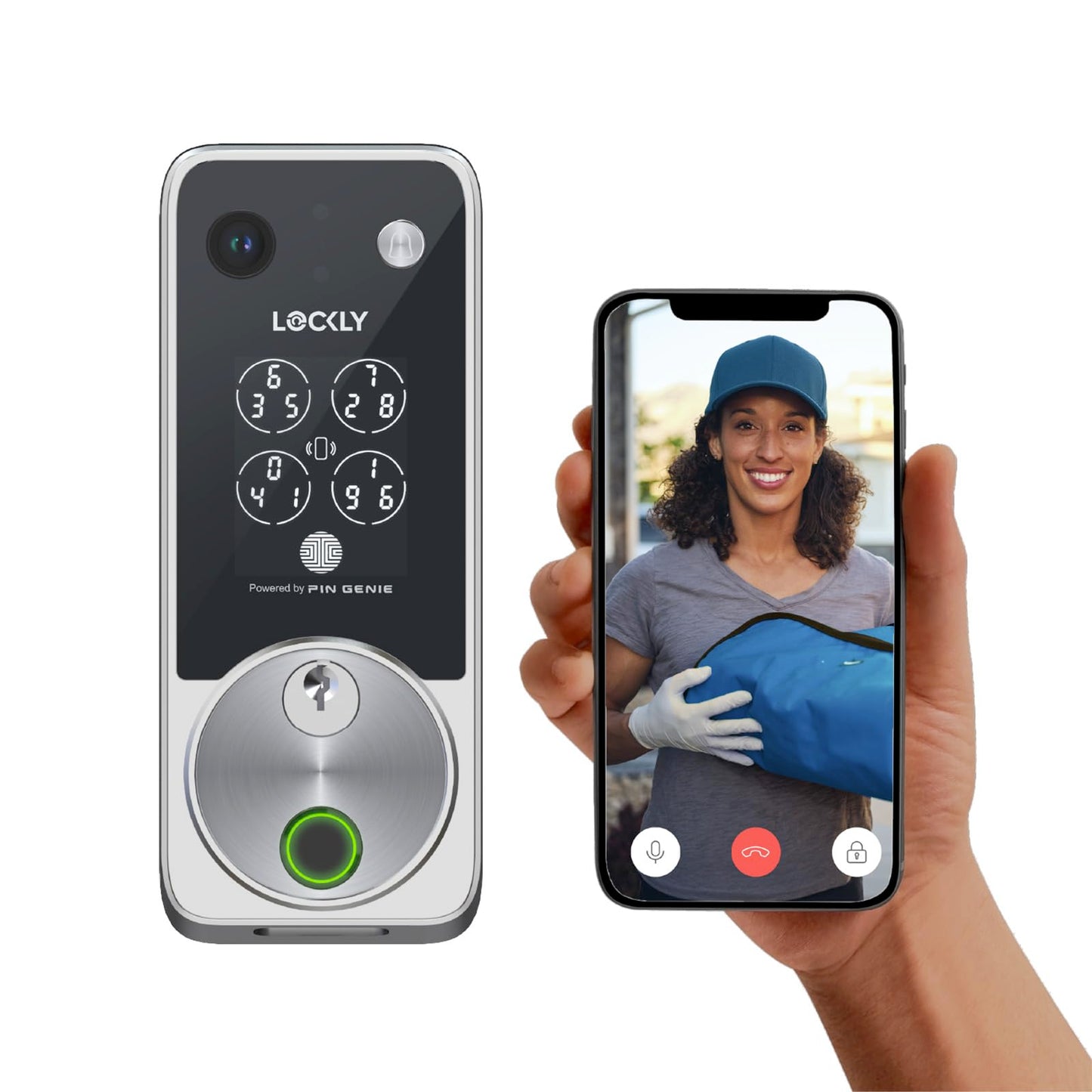 Smart Lock with Video Doorbell & Fingerprint Entry