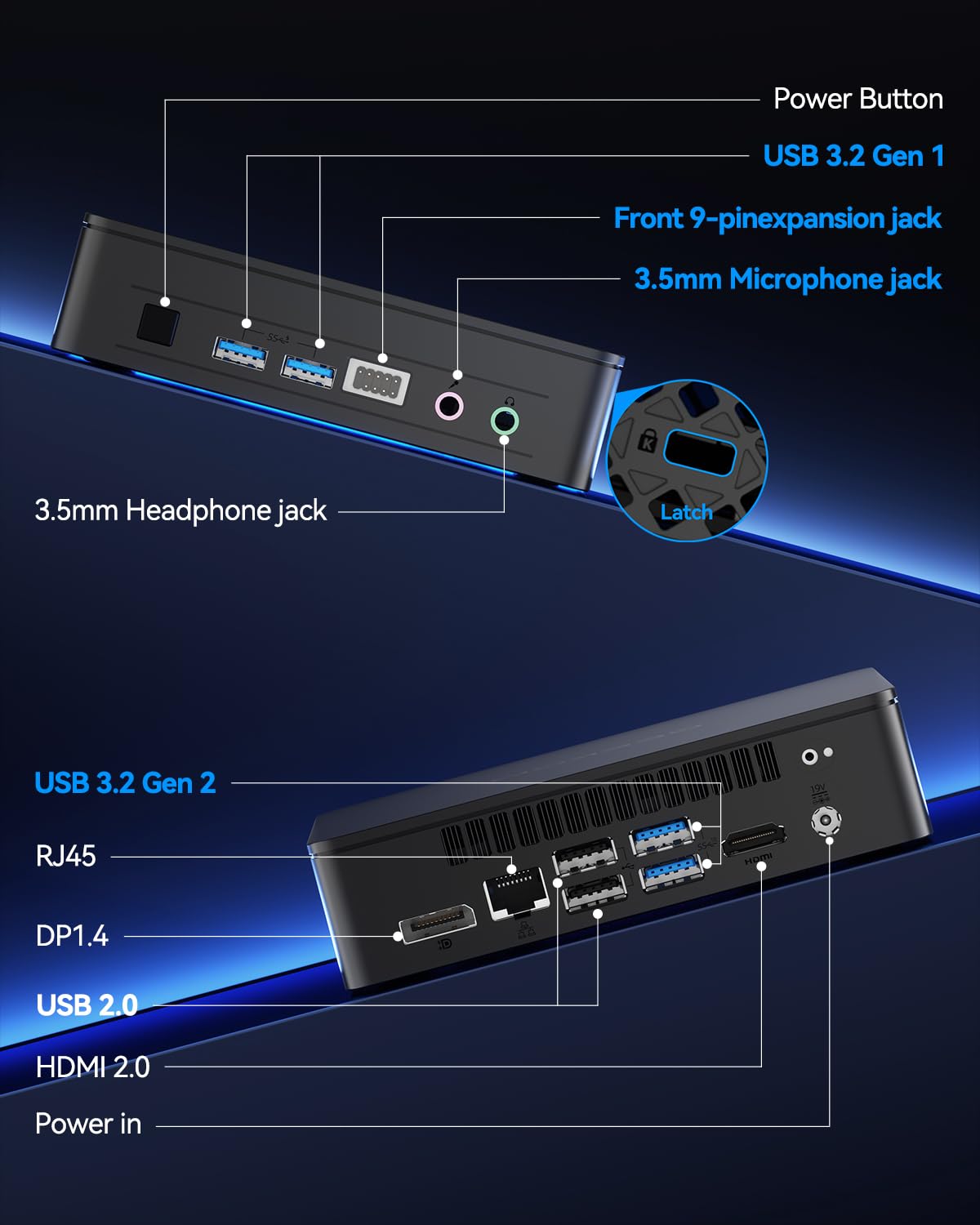 Mini PC with Ryzen 9 Processor & 1TB SSD