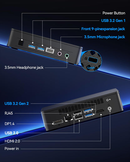 Mini PC with Ryzen 9 Processor & 1TB SSD