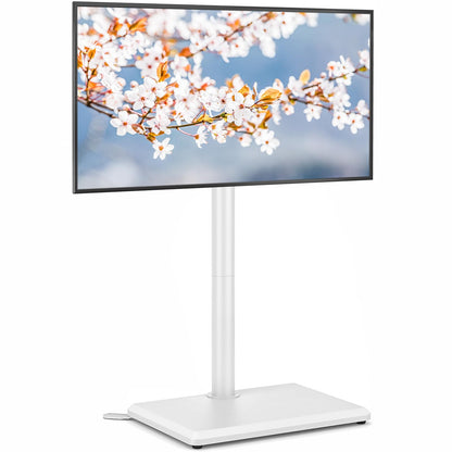 Swivel Floor TV Stand with Adjustable Height Mount