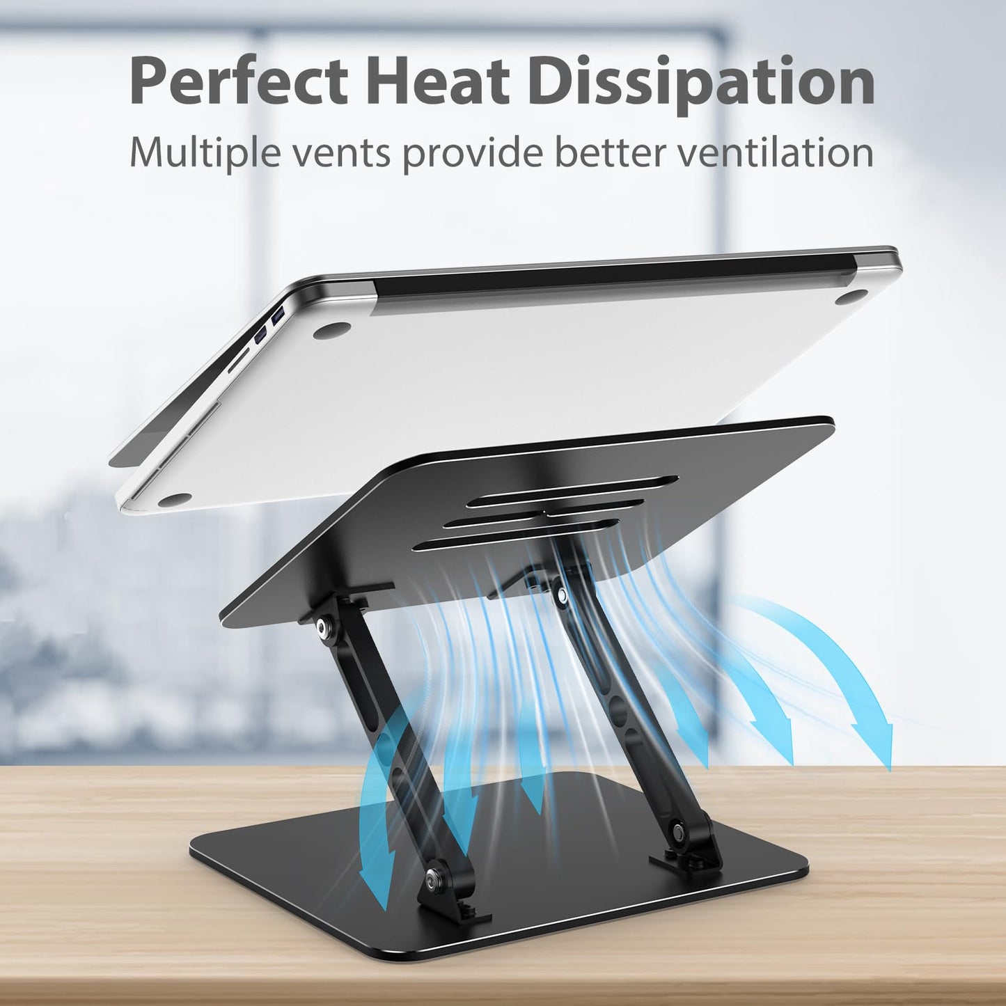 Adjustable Laptop Stand for Desk Setup