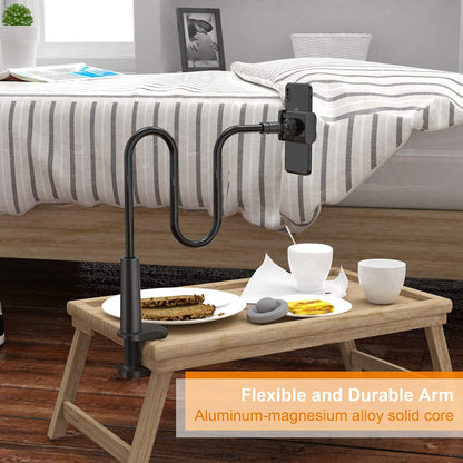 Flexible Gooseneck Phone Holder with Desk Clamp Mount
