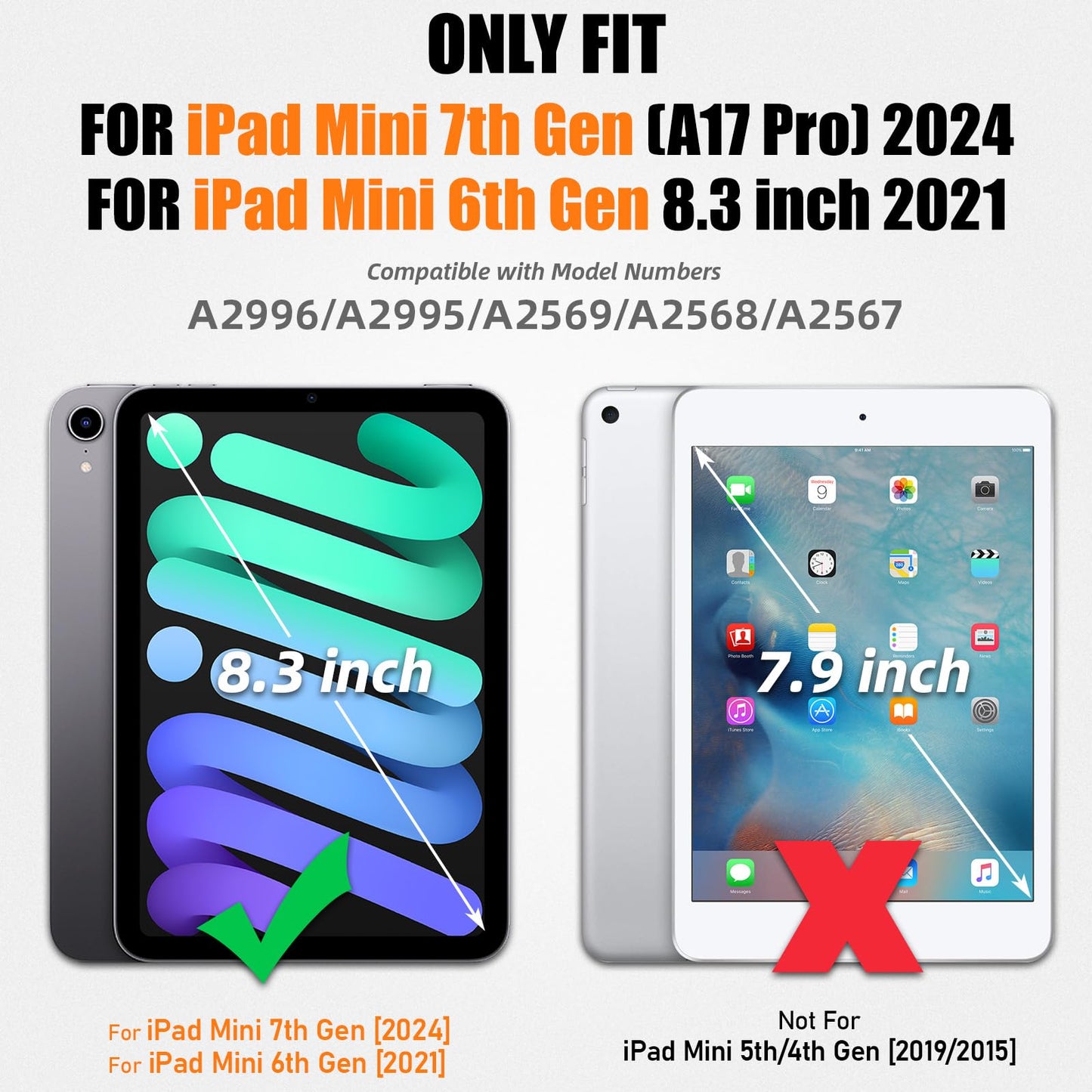 Protective iPad Mini Case with Rotating Hand Strap Stand