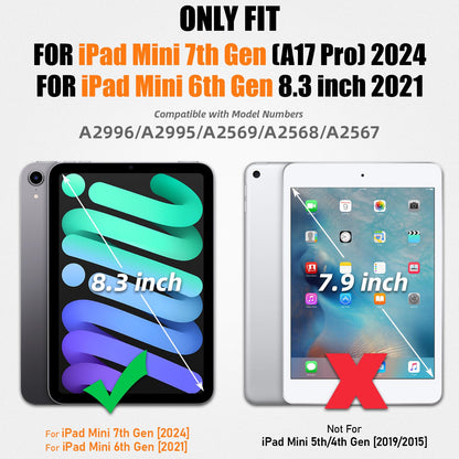 Protective iPad Mini Case with Rotating Hand Strap Stand