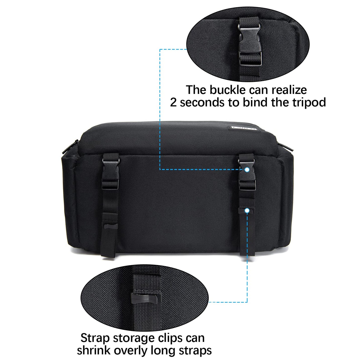 Compact Camera Shoulder Bag for DSLR & Mirrorless Cameras