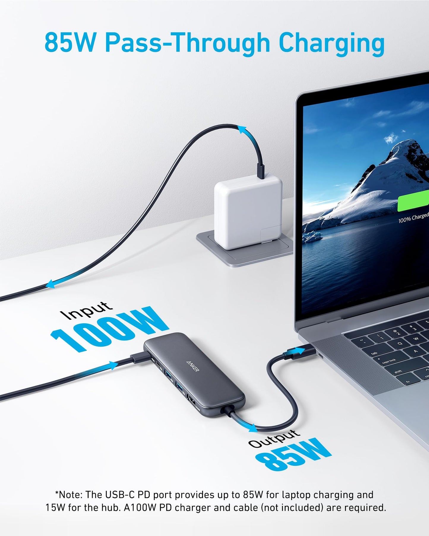 5-in-1 USB-C Hub with Multi-Port Connectivity