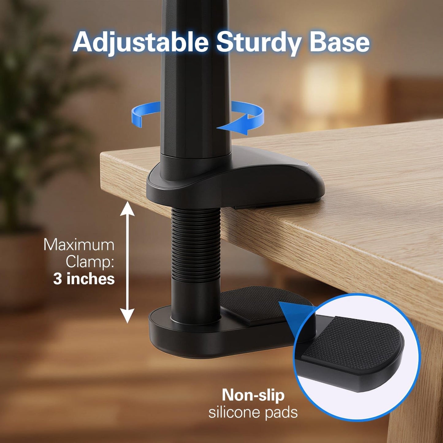 Flexible Gooseneck Phone Holder with Clamp Mount