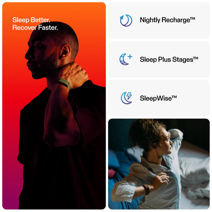 Screen-Free Fitness Band with Health Tracking Features