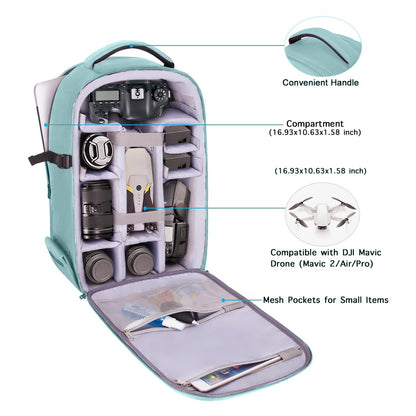 Waterproof Camera Backpack with Laptop & Tripod Holder