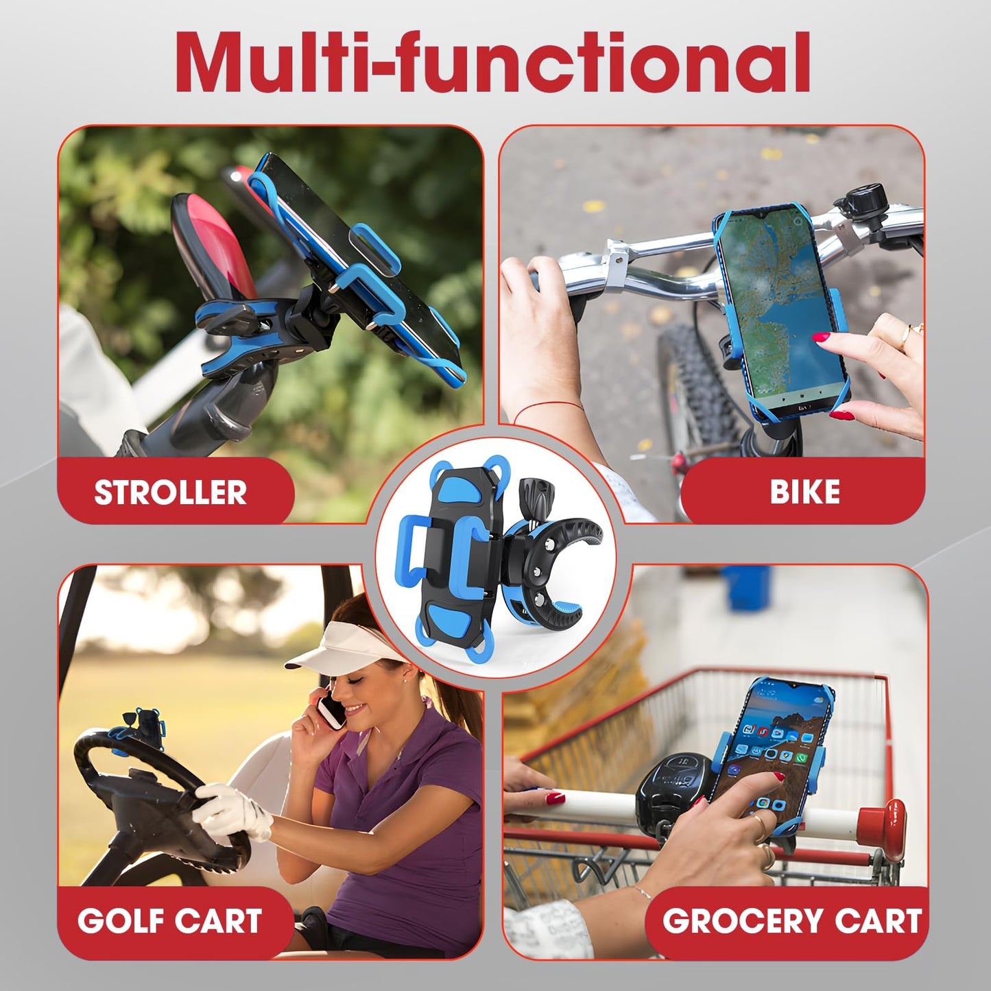 Slim Phone Clamp Mount for Microphone & Music Stands