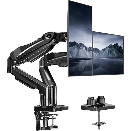 Dual Monitor Stand with Adjustable VESA Desk Mount