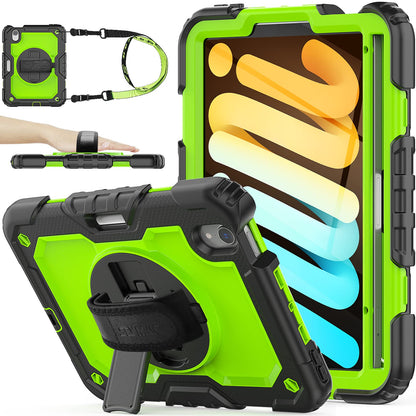 Protective iPad Mini Case with Rotating Hand Strap Stand
