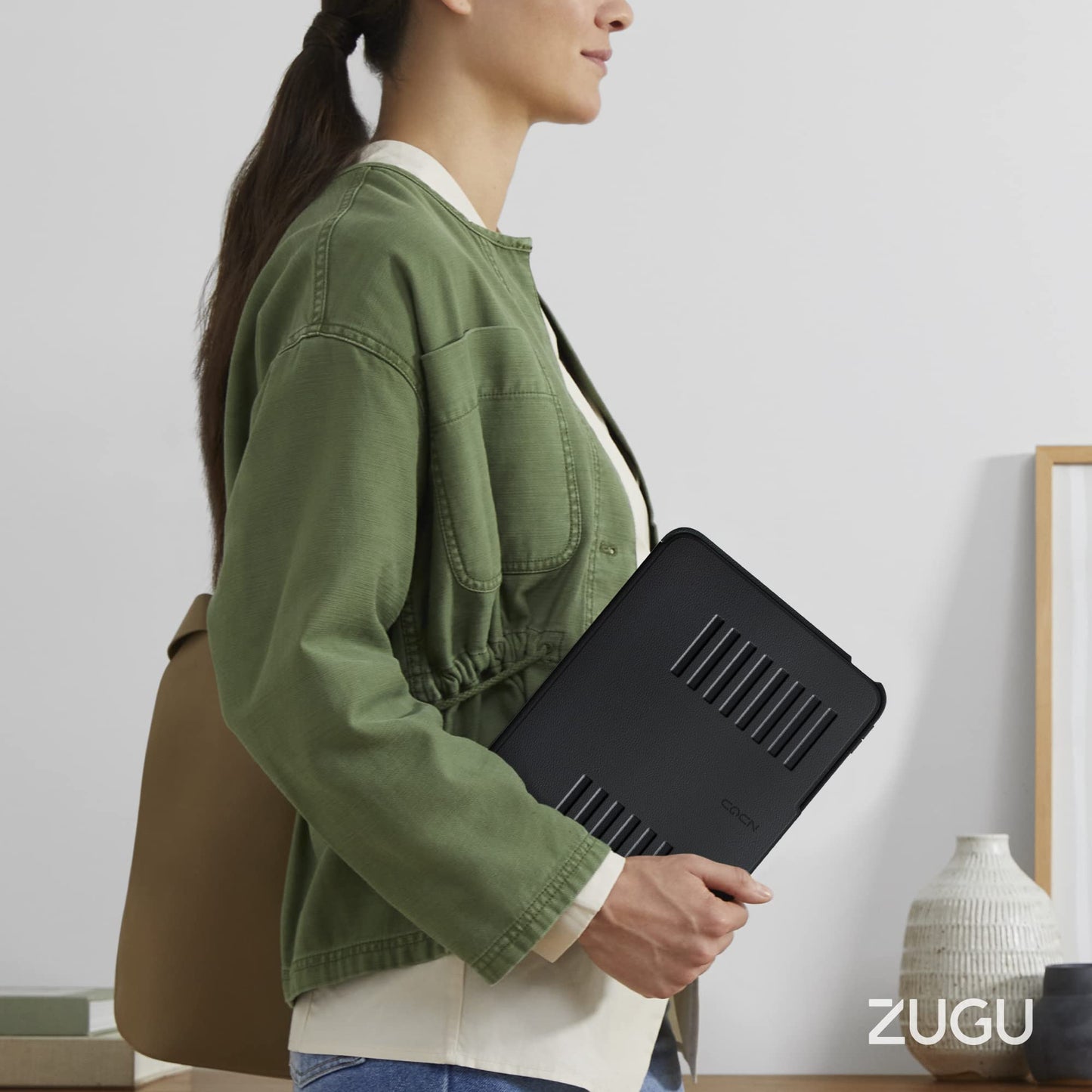 Magnetic iPad Case with Adjustable Stand Cover