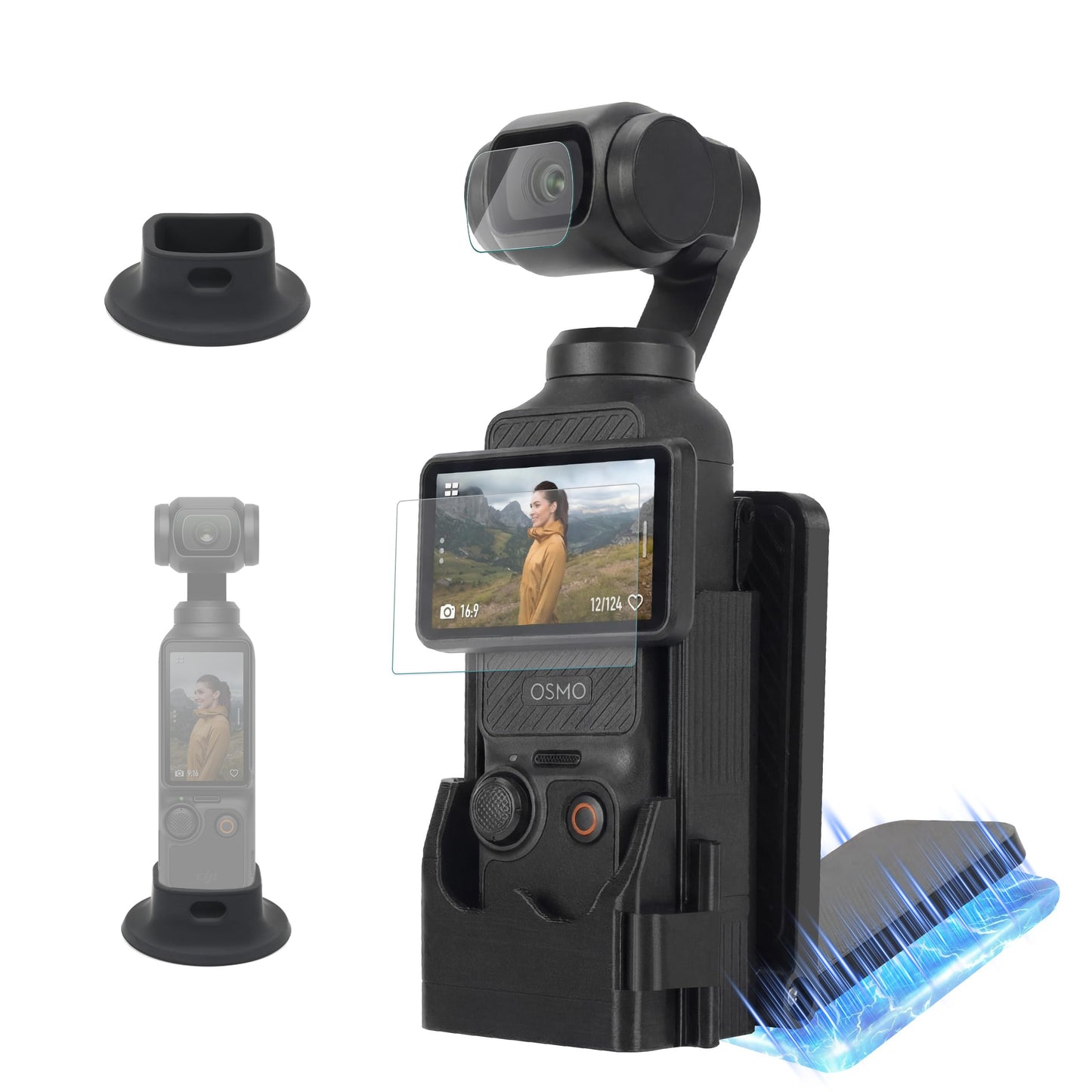 4K Vlog Camera with 3-Axis Stabilization