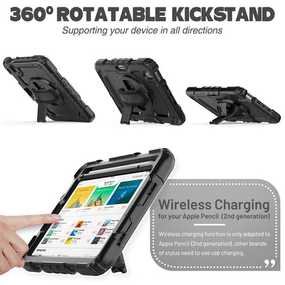 Protective iPad Mini Case with Rotating Hand Strap Stand