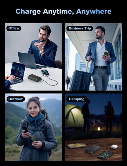 Portable Charger 56800mAh, 22.5W Fast Charging Power Bank with LED Display