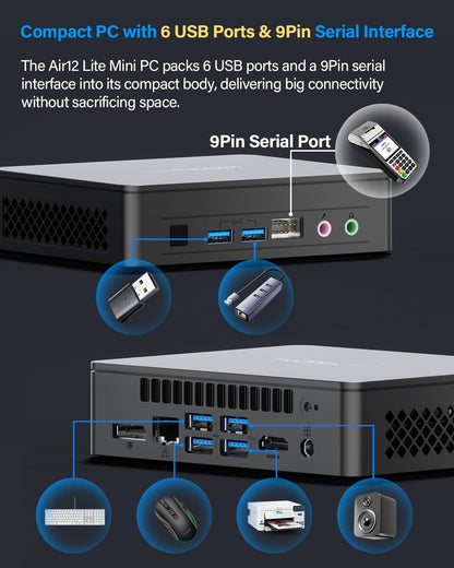 Mini PC with Ryzen 9 Processor & 1TB SSD