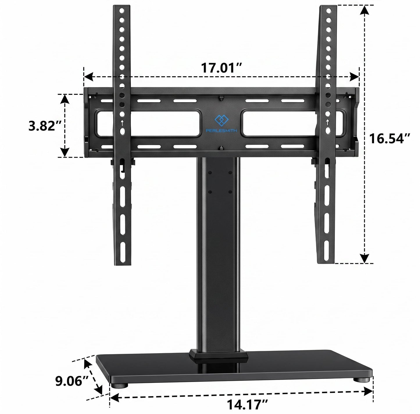Universal TV Stand Legs with Adjustable Height Base