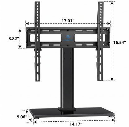 Universal TV Stand Legs with Adjustable Height Base