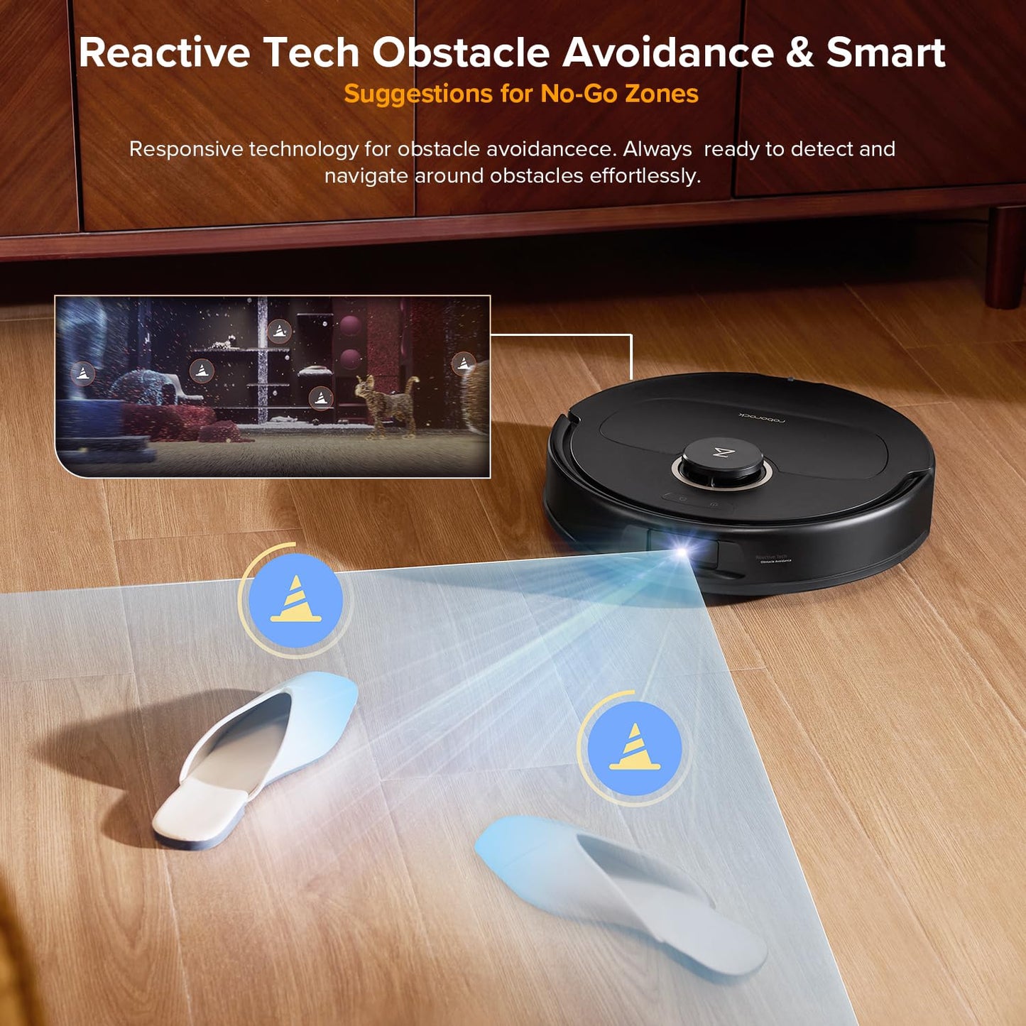 Robot Vacuum with 12000Pa Powerful Suction System