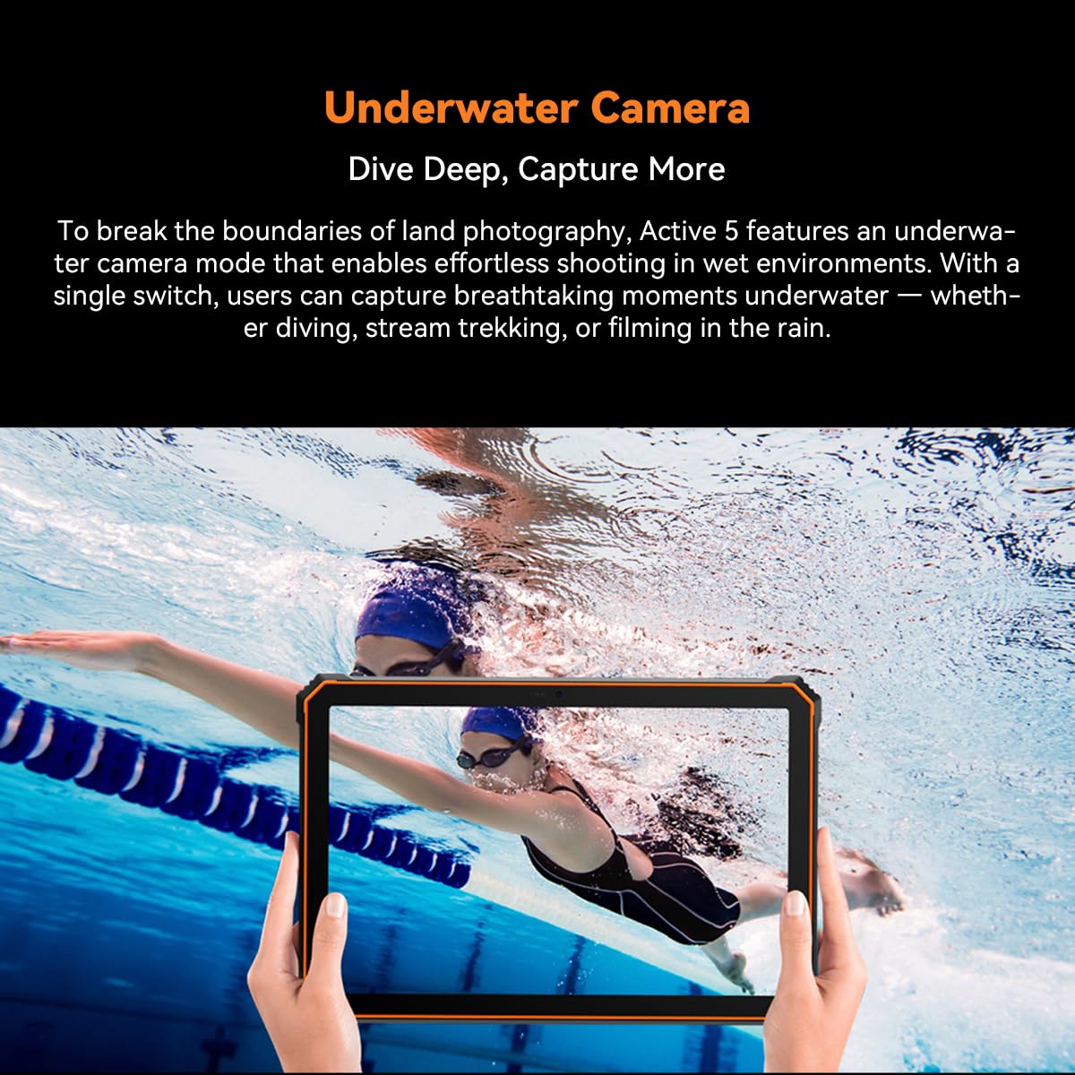 Blackview 9 inch Rugged Tablet, Android 15 Waterproof Tablet wirh Gemini AI, 24GB+128GB TF 2TB, 180Hz, IP68/IP69K, MIL-STD-810H Shockproof, 16MP+13MP, 18W/OTG/5G WiFi/GPS/NFC/TÜV/Face ID/Glove Mode