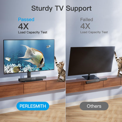 Universal TV Stand Legs with Adjustable Height Base