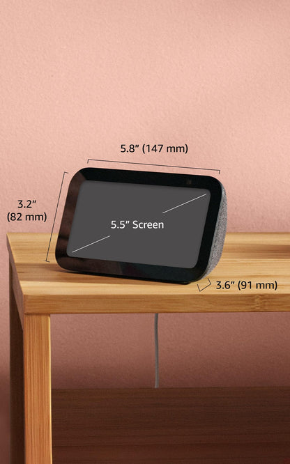 5-Inch Smart Display with Alexa Voice Assistant