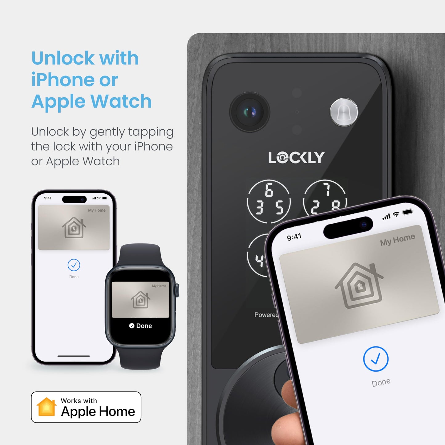 Smart Lock with Video Doorbell & Fingerprint Entry