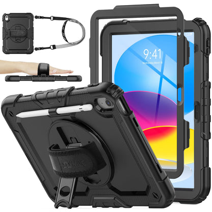 Full-Body iPad Case with Rotating Stand Protection