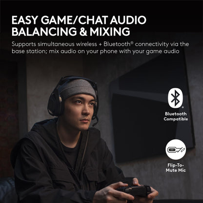 Wireless Gaming Headset with Base Station