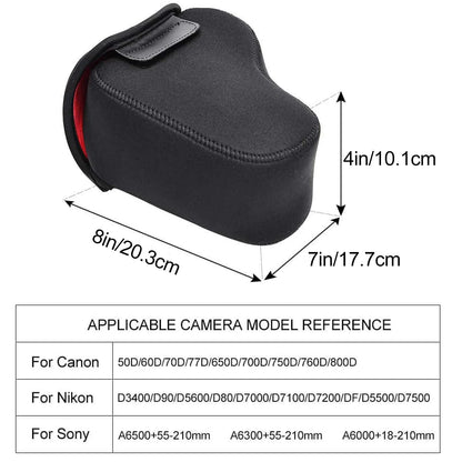 Waterproof Neoprene Camera Sleeve for DSLR Protection