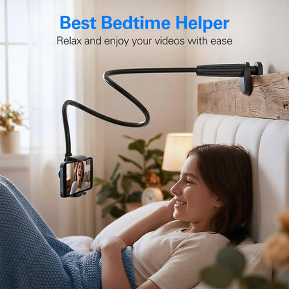 Flexible Gooseneck Phone Holder with Clamp Mount
